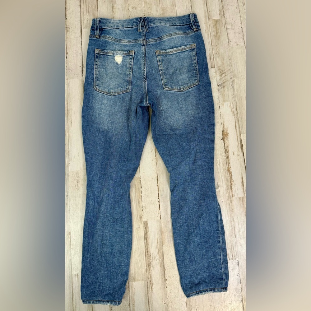 Good American Jeans Good Leg Dark Wash Blue Stretch Skinny Womens Size 6/28 - Picture 10 of 12